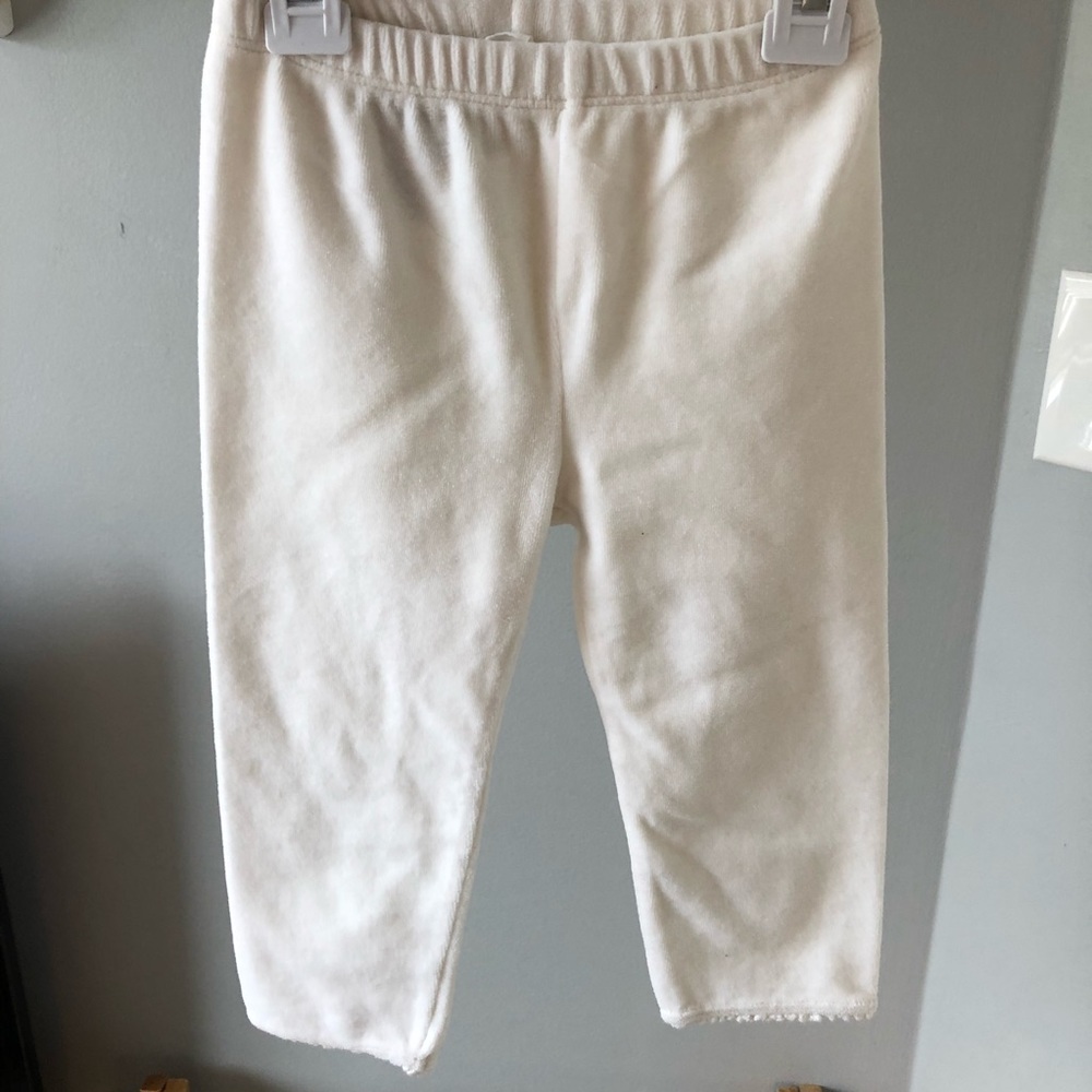 BabyGap Velour Leggings with picot trim